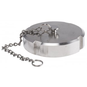 DIN-13RBN BLANK NUT + CHAIN DN50