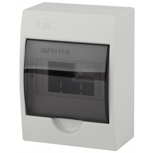 Бокс ЩРН-П-6 мод. навесной пластик IP41 SIMPLE NO-box_simple-plastic_6_surface Б0041522