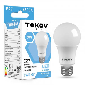 Лампа светодиодная 9Вт G45 6500К Е27 176-264В (TKL) TKL-G45-E27-9-6.5K