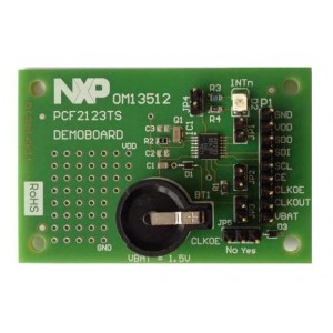 OM13512UL, Инструменты для разработки часов и таймеров Demoboard for the SPI-bus RTC PCF2123