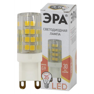 Лампочка светодиодная STD LED JCD-3,5W-CER-827-G9 G9 3,5Вт керамика капсула теплый белый свет Б0027861