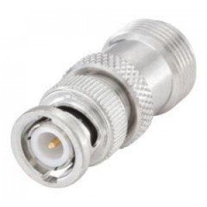 51S153-K00N5, РЧ адаптеры - междусерийные BNC Plug to Type N Straight Adapter