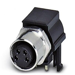 1526169, Цилиндрические метрические разъемы Sensor/ACTR,4-pos. flush-type socket M8