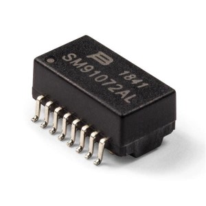 SM91072AL-E, Трансформаторы звуковой частоты / сигнальные трансформаторы 10/100 BASE-T Single Port 16PIN +125 AEC-Q200