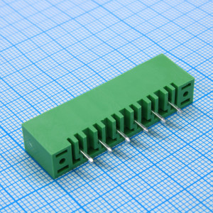 2EDGVM-5.08-06P-14-00Z(H), Разъемный клеммный блок на плату, 6 контактов. Серия 2EDGVM-5.08