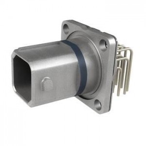 QFC5RN1N22PGBB, Круговой мил / технические характеристики соединителя RECEPTACLE BOX MOUNT WITH PIN NON-ENVIRONMENTAL 22#23 INSERT WITH GOLD FINISH RIGHT ANGLE PC TAIL CONTACTS