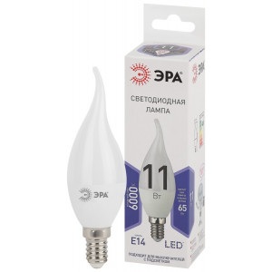 Лампочка светодиодная STD LED BXS-11W-860-E14 E14 / Е14 11Вт свеча на ветру холодный дневной свет Б0032994