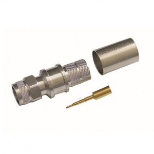 TC-600-TM-X, РЧ соединители / Коаксиальные соединители TNC-Male (plug) crimp connector (solder-on pin) hex/knurl nut, no braid trim