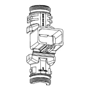 1011-249-1205, Автомобильные разъемы 180 DEG STRAIGHT BACKSHELL