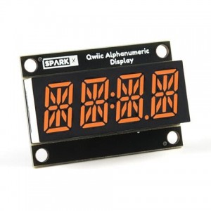 SPX-16391, Средства разработки визуального вывода Qwiic Alphanumeric Display - Pink