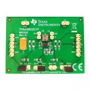 TPS63802EVM, Средства разработки интегральных схем (ИС) управления питанием TPS63802 high current;high efficiency buck boost converter evaluation module