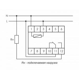 Реле времени PCA-512 8А 230В 1 перекл. IP20 задержка выключ. монтаж на DIN-рейке F&F EA02.001.001