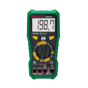 MS890A, Мультиметр цифровой с TrueRMS, тест светодиодов, емкость, температура, частота, фонарик