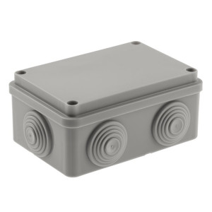 Распаячная коробка KORv-120-80-50-6g открытой установки на винтах 6 гермовводов IP55 Б0052730