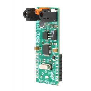 MIKROE-3345, Средства разработки интегральных схем (ИС) аудиоконтроллеров  Rec&Play Click