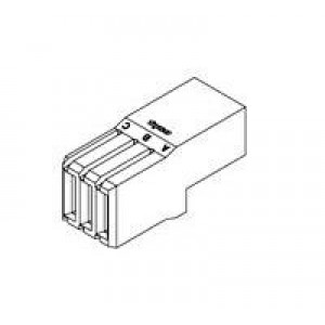 120943-1, Сверхмощные разъемы питания ASSEMBLY, R/A UPM RECPT, 3 POS