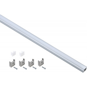 Профиль алюм. для LED ленты 1712 накл. прям. 2м к-т опал LSADD1712-SET1-2-N1-1-08
