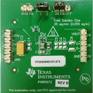 TPS82084EVM-672, Средства разработки интегральных схем (ИС) управления питанием TPS82084EVM-672
