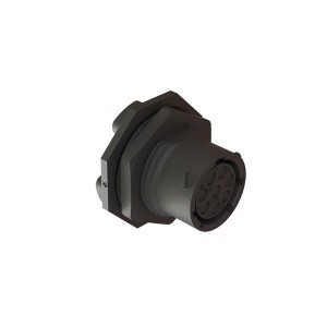 RTS712ND8S03, Стандартный цилиндрический соединитель Receptacle,Jam Nut SZ12