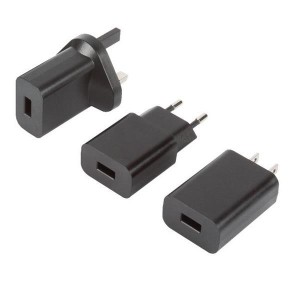 VEU10US050-US, Адаптеры переменного тока настенного монтажа Fixed Plug Adapter, 10W, USB, Level VI