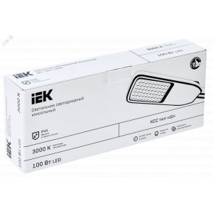 Светильник LED ДКУ 1004-100Ш 3000К IP65 серый LDKU1-1004-100-3000-K03