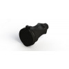 Розетка кабельная 2К+З MultiSet 16А/250В IP44 каучуковая черн. SE MST4002BK