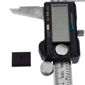 Штангенциркуль электронный 150мм, Электронный, цифровой, измеряет от 0 до 150мм с точностью 0.01 мм, LCD дисплей, шкала в мм и дюймах.