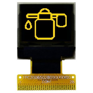 EA W064048-XALG, Светодиодные дисплеи и принадлежности .66 in Yellow OLED 64 x 48 dots