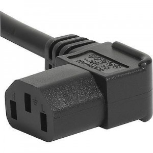 6004.0225, Кабели питания переменного тока 10A/250VAC C13 EU POWER CORD ANGLED