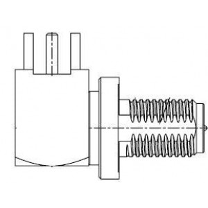 132203-18RP, РЧ соединители / Коаксиальные соединители SMA Connector, IP67