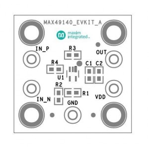 MAX49140EVKIT#, Средства разработки интегральных схем (ИС) усилителей 30ns, Low-Power, 3V/5V, Rail-to-Rail Single-Supply Comparator (EVKIT)