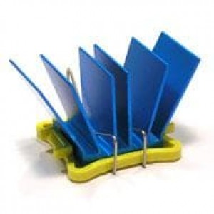 ATS-50170G-C1-R0, Радиаторы maxiFLOW Heatsink with maxiGRIP Attachment, T766, Blue-Anodized, 17x17x12.5mm