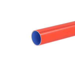 Труба гладкостенная трехслойная полимерная д. 110мм SN24 бухта 100м, цвет красный 311069100SN24
