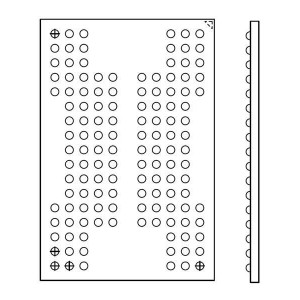 MT29F128G08CBCEBJ4-37ITR:E, Флеш-память NAND MLC 128G 16GX8 VBGA