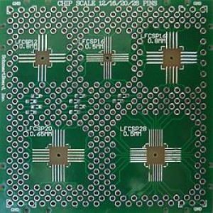 202-0042-01, Печатные и макетные платы EZ .5mm .65mm .8mm QFN BOARD 2 X 2