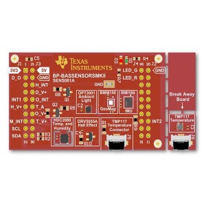 BP-BASSENSORSMKII, Модули многофункциональных датчиков Building automation sensors BoosterPack module