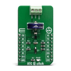 MIKROE-2976, Инструменты для разработки часов и таймеров RTC 7 click