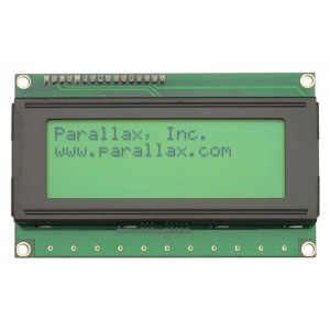 27979, Модули сивольных ЖК-дисплеев и комплектующие Serial LCD-Parallax 4x20 Backlit