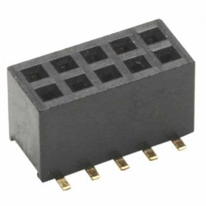 M50-3100545, Проводные клеммы и зажимы 05+05 DIL SMT GOLD VERTICAL SOCKET