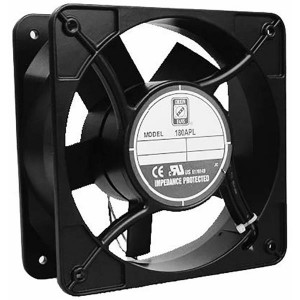 OD1238-12LBXC, Вентиляторы постоянного тока DC Fan, High Performance, 120x38mm, 12VDC, 150CFM, 0.87A, 52dBA, 3200RPM, Dual Ball Bearing, 2x Lead Wires 24AWG