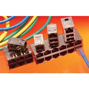 1840408-6, Модульные соединители / соединители Ethernet RJ45 Connector