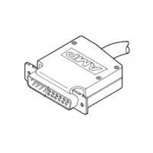 207476-1, Корпуса разъемов D-Sub  50 PIN CABLE CLAMP