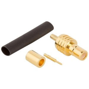 142241, РЧ соединители / Коаксиальные соединители SMB STRAIGHT CABLE JACK 178/196 GOLD