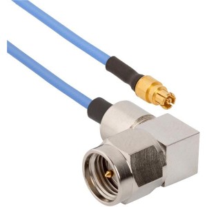 7029-3244, Соединения РЧ-кабелей SMA M RA to SMPM F 0.047 Cable 6in
