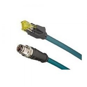 120341-0504, Кабели Ethernet / Сетевые кабели CRDST DE M12 TO RJ45 CAT6A BLU 8P MtoM 4M