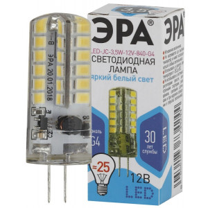 Лампочка светодиодная STD LED JC-3,5W-12V-840-G4 G4 3,5Вт капсула нейтральный белый свет Б0033196