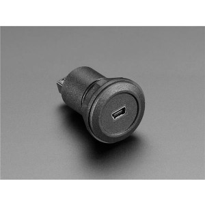 4211, Принадлежности Adafruit  USB Mini B Jack to USB A Jack Round Panel Mount Adapter