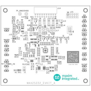 MAX25222EVSYS#, Средства разработки визуального вывода Evaluation Kit for Automotive 4-Channel TFT-LCD Power Supply with VCOM Buffer and ASIL B Features