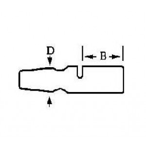 19033-0007, Клеммы SNAP PLUG KRIMPTITE .156 (B-189) SPM