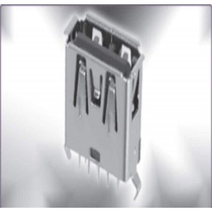KUSBVX-AS1N9-BL15, USB-коннекторы 9P USB 3.0 TYPE A VERT SCKT 15u